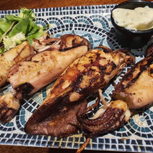 Calamar a la parrilla