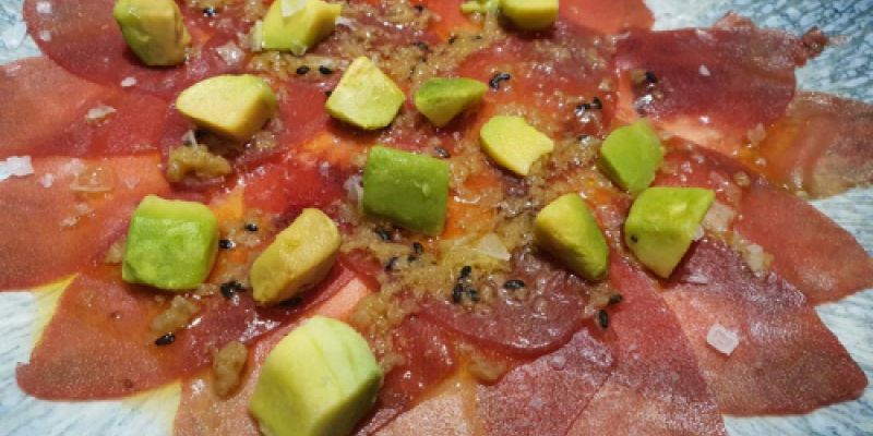 Carpaccio de Atún